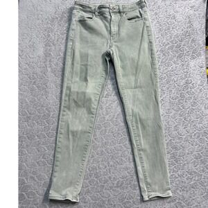 American Eagle Outfitters Women's Ne(X)t Level Stretch Light Green Short Jeans